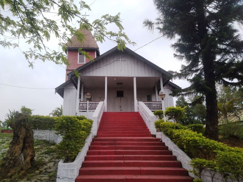 A church in Impur Mission Centre located at Impur under Mokokchung district. (Morung File Photo)